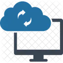 Estado De La Aplicacion Actualizacion De La Aplicacion En La Nube Sincronizacion De Datos Icono