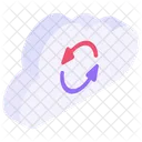 Actualización de la nube  Icono