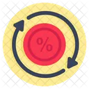 Porcentaje De Actualizacion Porcentaje De Mejora Porcentaje De Recarga Icono
