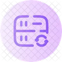 Actualizacion Recarga Y Almacenamiento Del Servidor Square Icono