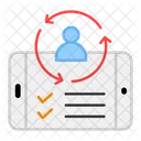 Actualizacion De Usuario Recarga De Usuario Usuario En Linea Icono