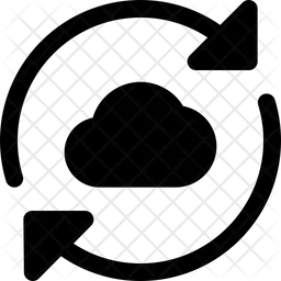 Actualización del servidor en la nube  Icono