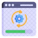 Actualizacion Del Sitio Web Optimizacion Del Sitio Web Actualizacion De La Pagina Icono