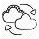 Actualizacion De La Nube Actualizacion De La Nube Sincronizacion De La Nube Icono