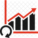 Actualizar Grafico Actualizacion De Analisis Circulo De Flechas Icono