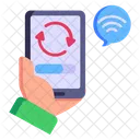 Actualizacion De Telefono Actualizacion De Movil Sincronizacion Movil Icono