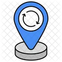 Actualizacion De Ubicacion Direccion Gps Icon