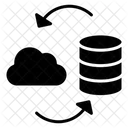 Irefresh Actualizar La Base De Datos En La Nube Recargar El Servidor En La Nube Icono