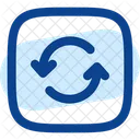 Cuadrado De Actualizacion Icono