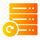 Actualizar Datos Computacion En La Nube Almacenamiento De Datos Icono