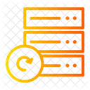 Actualizar Datos Computacion En La Nube Almacenamiento De Datos Icono