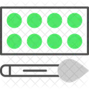 Acuarela Arte Paleta De Pintura Icono