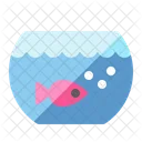 Acuario Pez Mascota Icono