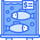 Acuario de peces  Icono