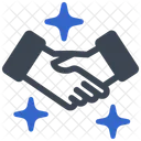 Acuerdo Apreton De Manos Cooperacion Icon