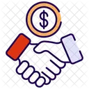 Trato de negocios  Icono