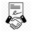 Acuerdo de apretón de manos  Icono