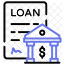 Prestamo Acuerdo Banco Icono
