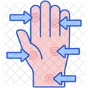 Acupressure Hand Acupressure Therapy Icon
