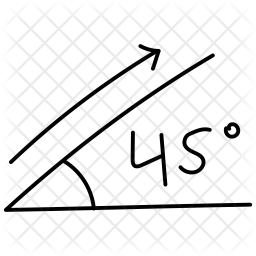Acute Angle Icon