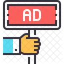 Ad Advertisement Board Icon
