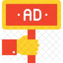 Ad Advertisement Board Icon