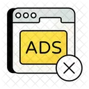 Ad Block No Advertisement Ads Restricted Icon