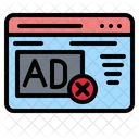 Ad Blocker Digital Marketing Block Ad Block Icon