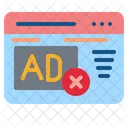 Ad Blocker Digital Marketing Block Ad Block Icon