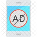 Ad Blocker Marketing Digital Icon