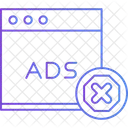 Ad Blocker No Advertisement Ad Block Icon