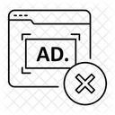 Ad Blocker No Advertisement Ad Block Icon