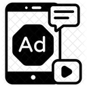 Ad Blocker Mobile Ad Block Ad Ban Icon