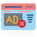 Ad Blocker Digital Marketing Block Ad Block Icon