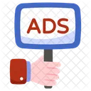 Ad Board Ad Placard Advertisement Board Icon