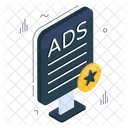 Ad Board Advertising Board Placard Icon
