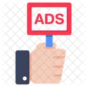 Ad Board Roadboard Signboard Icon