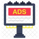 Ad Board Roadboard Signboard Icon