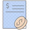 Ad Budget Lineal Color Icon Icon