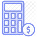 Ad Budgeting Duotone Line Icon Icon