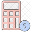 Ad Budgeting Lineal Color Icon Icon