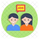 Ad Chat Ad Message Communication Icon