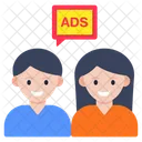 Ad Chat Ad Message Communication Icon