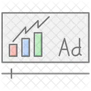Ad Metrics Lineal Color Icon Icon