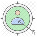 Ad Network Lineal Color Icon Icon
