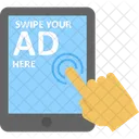 Ad On Tab Digital Advertising Mobile Advertising Icon