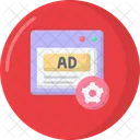 Ad Optemization Ad Advertising Icon