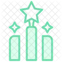 Ad Optimization Duotone Line Icon Icon