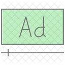 Ad Placement Lineal Color Icon Icon