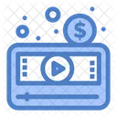 Ad Revenue Ad Earning Video Earning Icon